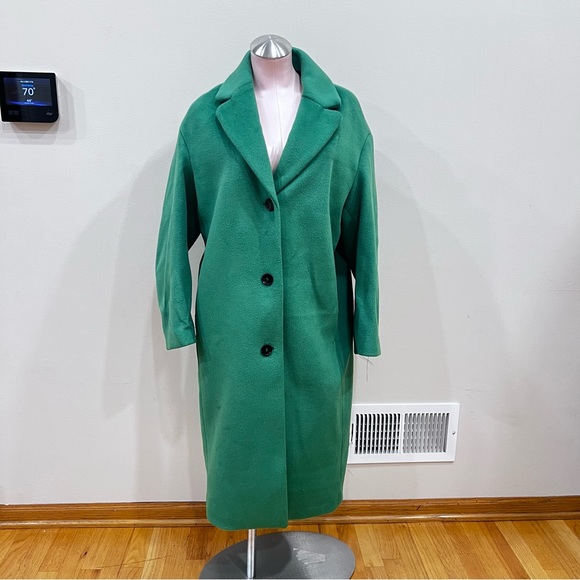 H&M oversized green coat - Picture 8 of 10
